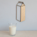 Milch und Glas Milch