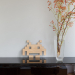 Spaceinvader neben Vase