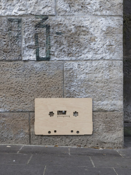 Kassette in der Stadt