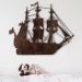 Piratenschiff an der Wand