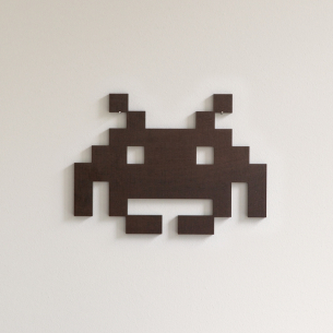 Spaceinvader dunkel