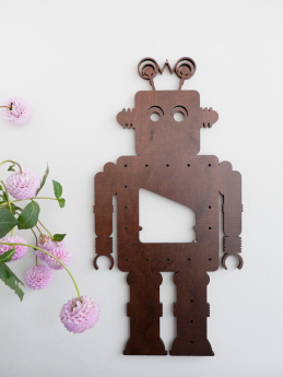 Roboter mit Blume